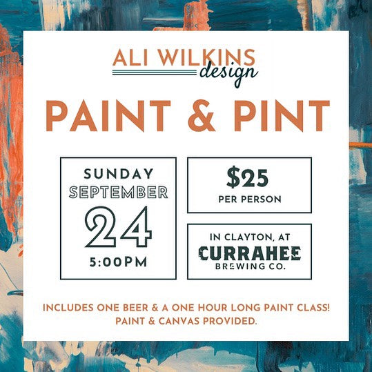 Paint & Pint, Clayton, GA, September 24th